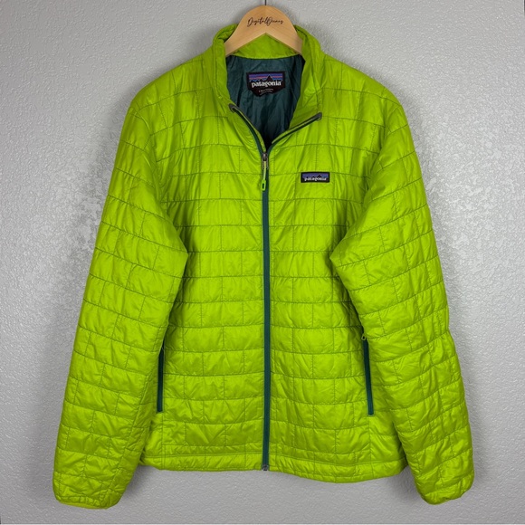 Patagonia Nano Puff Jacket, Bright Green L - Gorpcore, Quilted, Outdoor, Classic - Picture 2 of 13